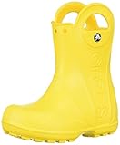 Crocs Handle It Rain Boot K, Unisex-Kinder Gummistiefel, Gelb (Yellow 014), 27/28 EU