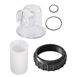 Lastdaytime Poolpumpen-Vorfilter-Abdeckungs-Set, Ersatzteile, Saugsieb mit O-Ringen für SPS-Serie Zirkulator (1 Set)