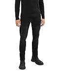 TOM TAILOR Herren 1021161 Josh Regular Slim Jeans, 10250 - Used Dark Stone Black Denim, 34W / 32L EU