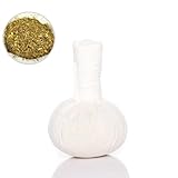 Kitama Kräuterstempel 100g (Gramm) Original Kräuter aus Thailand für Kräuterstempel Massage - zur Entspannung - Lösung von Verspannungen (5 Stk.)