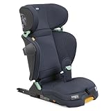 Chicco Fold&Go I-Size Kindersitz 15-36 kg mit ISOFIX Konnektoren, Gruppe 2/3 für Kinder von 3-12 Jahren, faltbar und klappbar, Seitenschutz, Höhe und Breite verstellbar, India Ink