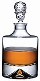 Topkapi Elite 250.892 The Shade - Whisky Karaffe aus bleifreiem Kristallglas, Handgefertigt~1,2 Liter, mit mystischem Totenkopf-Design