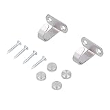 Grcfumo 2 PCS Haken, Hut Organizer für Baseballkappen, Edelstahlhaken Kleidung Hängung Hanging Hanger Aufbewahrungsorganisator für Wohnmobilbadezimmer
