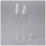 Mini Glasflasche 10. 0pcs / Los 1 0ml Probe Sprühflasche for Geschenk Tragbare Glas Parfüm Flasche Zerstäuber Container Frauen Parfümpumpe Reiseflasche Glasflasche Mini ( Color : 10ml , Size : 10ml )