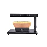 Elektrischer Käseschmelzer Cheese Melter Käse Raclette Grill Käsemaschine, Edelstahl Heizgerät mit Käsehalter und Standgerät für schnelle Schmelzzeit für Zuhause und Gastronomie (Einrad)