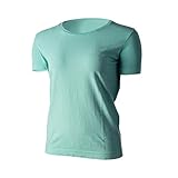 MICO: X-Performance Damen-T-Shirt mit Rundhalsausschnitt, für Training, Seamles-Technologie, geeignet für verschiedene sportliche Aktivitäten, aus Thermofaser Dryarn®, Meeresblau, 0