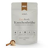 Knochenbrühe Pulver vom Weiderind, aus Deutschland, Bioaktiv, 150g – Kollagen Typ 1,2 & 3 | Unterstützt Gelenke, Darm und Haut | hoher Proteingehalt | Leaky Gut, Keto, Paleo | ohne Salz | Bone Broth