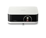 Epson Lifestudio Pop EF-61W Diamantweiß, tragbarer Smart-Projektor, Sound by Bose, Google TV, Full HD, Verwendung im Innen- und Außenbereich, 5 Jahre Geräteschutz*