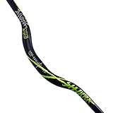 SM SunniMix Fahrralenker Rennrad Mountainbike MTB Lenker Riser Bar 31,8 x 785 mm - Schwarz + Grün