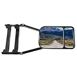 Wohnwagenspiegel – Anhänger Spiegel | Spiegelverlängerungen für Autos | Anhänger vibrationsfest um 360 Grad drehbar für sicheres Fahren