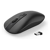 cimetech Maus Kabellos, 2.4GHz Leise Funkmaus Ergonomisch...