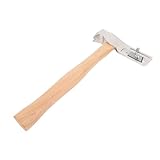 Dachbeil, Leichter Schindelhammer aus Karbonstahl mit Holzgriff, Multifunktionaler Nagelzieher, Ideal für Dachreparaturen