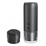 Springwillfly Kompakter tragbarer Espressokocher 20 Bar Druck Kaffeemaschine für Reisen, Camping, Büro und zum Brauen zu Hause