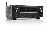 Denon AVR-X2800HDAB 7.2-Kanal AV-Receiver, HiFi Verstärker mit Dolby Atmos, DTS:X und Denon Home Multiroom Lautsprecher (weiß)