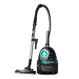 Philips FC9555/09 PowerPro Active beutelloser Staubsauger (650 W, 1,5 L Staubvolumen, inkl. Mini-Turbo-Saugbürste, Hartbodendüse)
