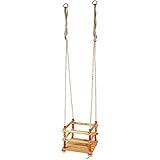 small foot Kleinkindschaukel aus Holz, fördert das Gleichgewichtssystem, Outdoor/Indoor, ab 18 Monaten, 1049
