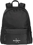 CALVIN KLEIN Herren Bold Round Backpack LV04D3114G Rucksack, Schwarz (Schwarz), Einheitsgröße, Schwarz (Schwarz), Einheitsgröße, Rucksack