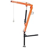 VEVOR Pick Up Kran, 227 kg Kapazität, 360° schwenkbar, Ladekran mit Reichweite von 0,92–1,24–1,4 m, Hebekran hydraulisch, Werkstattkran zum Heben von Gütern für Baugewerbe, Forstwirtschaft, Fabrik