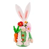 shpuuyy Frühlingsgnome,Niedliche Bunte Figuren Als Saisonale Deko | Frühlingshase GNOME Kuscheltiere,Deko Für Heimbüro Schreibtisch Und Wohnzimmer