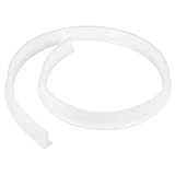 Artibetter Silikon Wassersperrstreifen 1,5x3cm Selbstklebend für Küchen und Badezimmerarbeitsplatten Duschwasserschutz und Schwellendichtung Weiß 3m
