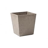 e-floor Blumentopf 33x30x30 cm | Pflanzkübe | Gartentopf | Topf | mit Wasserspeicher | Balkon Terrasse, Garten Blumenkübel | Blumentrog | beige