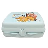 Tupperware To Go Twin Disney Lion King König der Löwen hellblau blau Jungs Mädchen Schule Brotdose Box Behälter Kindi Twin Kind Kindergarten Schule A126 Sandwichbox ECO+