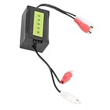 Julihai Erdungsschleifen-Isolator, Rauschfilter, Langlebige Cinch-Anschlüsse Zur Verbesserung des Auto-Stereo-Klangs für Aufnahmestudios und Auto-Verstärker, 1 Packung