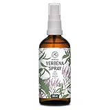 Verbena Raumspray und Lufterfrischer 100ml - Hergestellt aus Reinem Ätherischen Verbena Öl - Natürliches Duftspray - Entspannender Raumduft - Schlafspray - Eisenkraut-Öl Aromatisches Spray