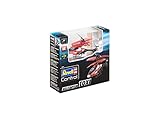 Revell 23841 Mini RC Helikopter mit Fernbedienung TOXI, 3-Kanal IR-Fernsteuerung, Indoor-Flugmodell, Akku, Gyro, einfach zu fliegen Hubschrauber ferngesteuert für Kinder und Einsteiger, Rot