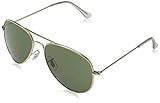 JACK & JONES Herren Jacmaverick Sunglasses Noos Sonnenbrille, Bright Gold, Einheitsgröße EU