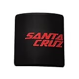 Santa Cruz Fahrradabzeichen, Mountainbike-Aufkleber, DIY, personalisierbares dekoratives Schild, weiche Aluminiumlegierung, Aufkleber (Santa Cruz (schwarz)