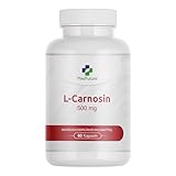 L-Carnosin 500 mg – 60 Kapseln – Hochdosiertes Nahrungsergänzungsmittel – Antioxidans & Zellschutz – L-Carnosin Kapseln für Energie & Vitalität