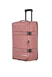 travelite Trolley Reisetasche mit Rollen mittelgroß, KICK OFF, praktische Rollenreisetasche für Urlaub und Sport, 68 cm, 65 Liter