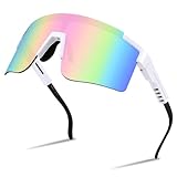 FEISEDY Sport Sonnenbrille Herren Fahrradbrille für Damen Sportbrille UV400 Schutz Radsportbrillen für Outdooraktivitäten B2837