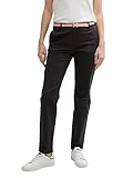 TOM TAILOR Damen Slim Chino Hose mit Gürtel