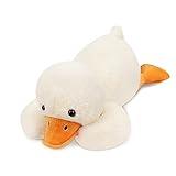 Fortuning's JDS Ente Plüschtier Kuscheltier - Flauschig Weiche Entenplüsch Kissen Anime Plushie Stofftier - Gefüllte Ente für Kinder Geburtstag Geschenk