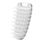 SteckdosenbüRste Gemüsebürste, Kartoffel-Karotten-Obst-Schrubberbürste, Gemüsebürstenreiniger, Karotten-Kartoffel-Reiniger, weiche Borsten, PP, arbeitssparende Produktbürste (White, One Size)