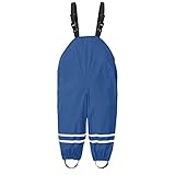 Unisex Kinder Matschhose Regenlatzhose Ungefüttert Wind-und wasserdichte Regenhose Regenbekleidung Wathose regenhosen für Jungen wasserdicht matschanzug Regenjacke