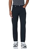 Amazon Essentials Herren 5-Pocket-Stretch-Twillhose, Gerade Geschnitten, Schwarz, 34W / 29L