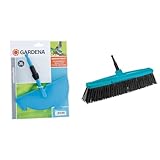 Gardena combisystem-Rasenkantenstecher: Praktischer Rasenkantenschneider & combisystem-Straßenbesen: Stabiler Kehrbesen für den Garten und die Wege rund um das Haus