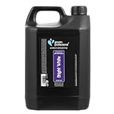 Groom Professional Bright White Hundeshampoo Weißes Fell - Tiefenreinigendes Shampoo für Hunde - Hellt Weißes Fell Auf - Aufhellendes Shampoo - Entfernt Flecken und Gerüche, 4 Liter