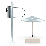 osoltus Schirmständer verzinkt Sonnenschirmständer Rasendorn Sonnenschirm für Stockgrößen von 28 mm - 43 mm