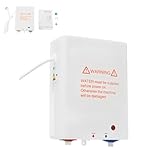 Mini Durchlauferhitzer, Untertischboiler mit Stecker 230V, Thermostop-Funktion, 3s Heizzeit, für Handwaschbecken, Küche, Bad, Waschbecken (3,5 kW Weiß)