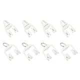 TOPPERFUN Gardinenläufer 50 Stück Vorhangschienengleiter mit Robusten Kugellagerrollen für Flexible Vorhangschienen Geeignet für Büro und Zuhause