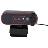 Sxhlseller 1080P Video Webcam, Sichtschutz, Geräuschunterdrückung, USB Webcam mit Gesichtserkennung, Anmeldung für Meetings, Streaming
