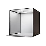 Studio Fotobox – Lichtbox-Fotografie 44 x 44 cm | Faltbarer Bildzelt mit LED-Licht, Fotoshooting-Zubehör für Schmuck, Accessoires, Make-up, handgefertigte Modelle