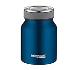 TC FOOD JAR 0,50l, saphire blue mat, Thermosbehälter für Essen aus Edelstahl, 9 h heiß / 14 h kalt, Lunchpot, Isolier-Speisegefäß für Suppe, Müsli, by THERMOS, für Spülmaschine, Edelstahl-Becher Essen