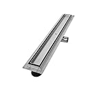 VILSTEIN Duschrinne 90cm | Befliesbar | Edelstahl...