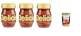 3x Delicius Filetti di Alici in olio di oliva Sardellenfilets in Olivenöl 90gr+ Italian Gourmet polpa 400g