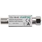 Axing TZU 198-65 Mobilfunk-Sperrfilter Block Durchlass 5-694 MHz